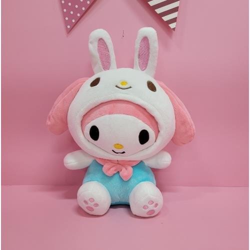 BeeCrazee Sanrio Friends Cosplay Plush: Kuromi, My Melody, Pompompurin, Cinnamoroll My Melody Kawaii Gifts 8809571503444