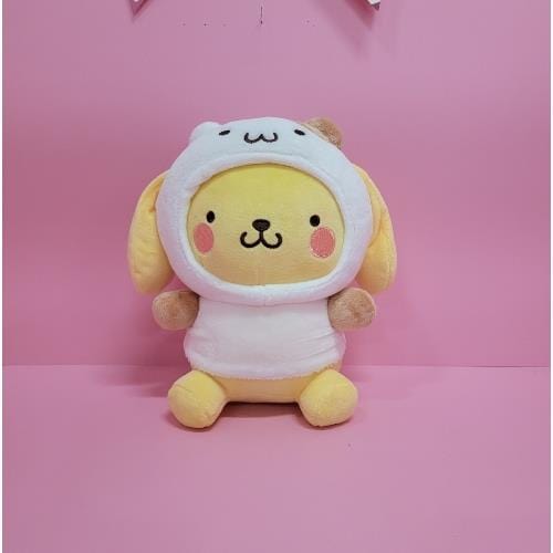 BeeCrazee Sanrio Friends Cosplay Plush: Kuromi, My Melody, Pompompurin, Cinnamoroll Pompompurin Kawaii Gifts 8809571503475