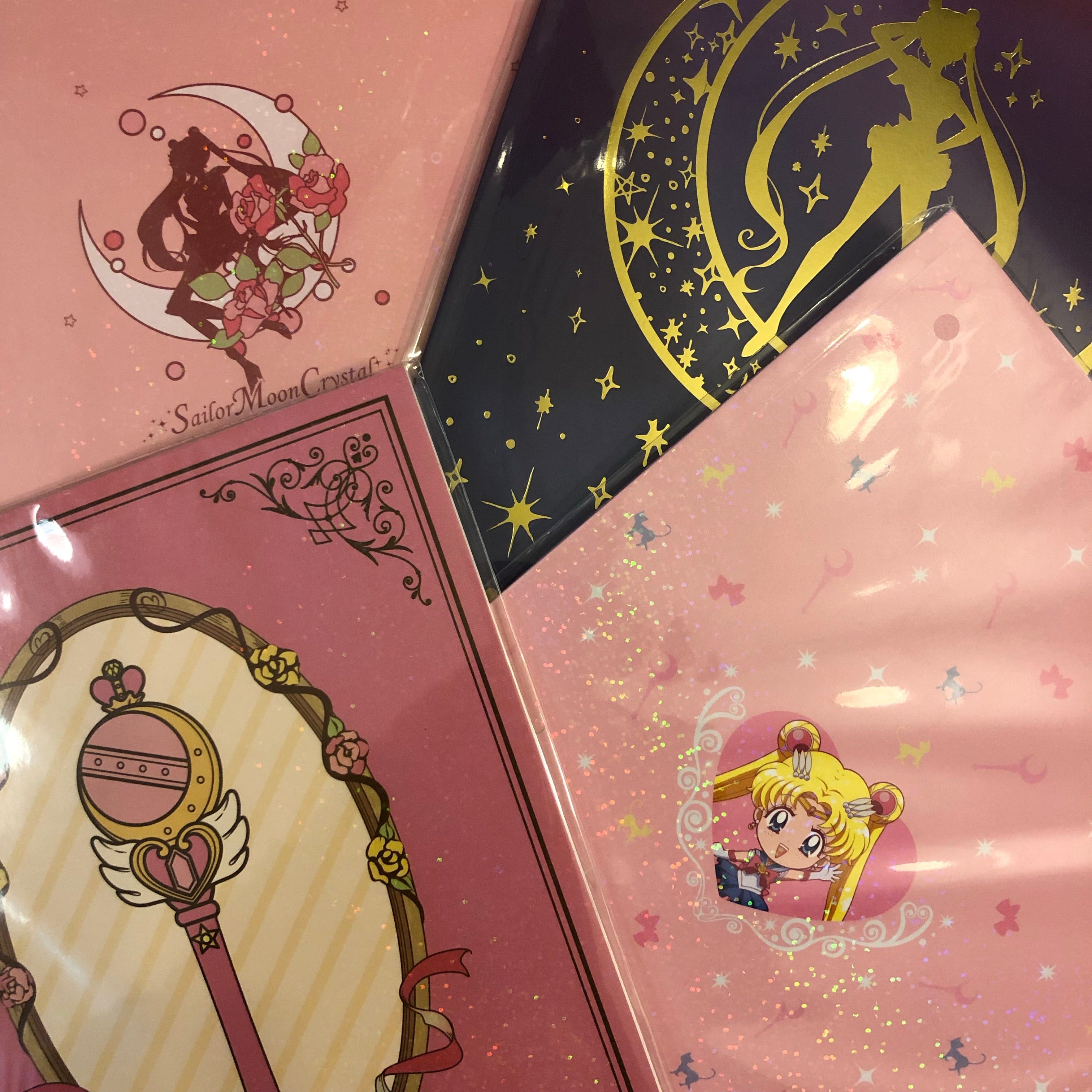 BeeCrazee SAILOR MOON CRYSTAL B5 Lined NOTEBOOKS Kawaii Gifts