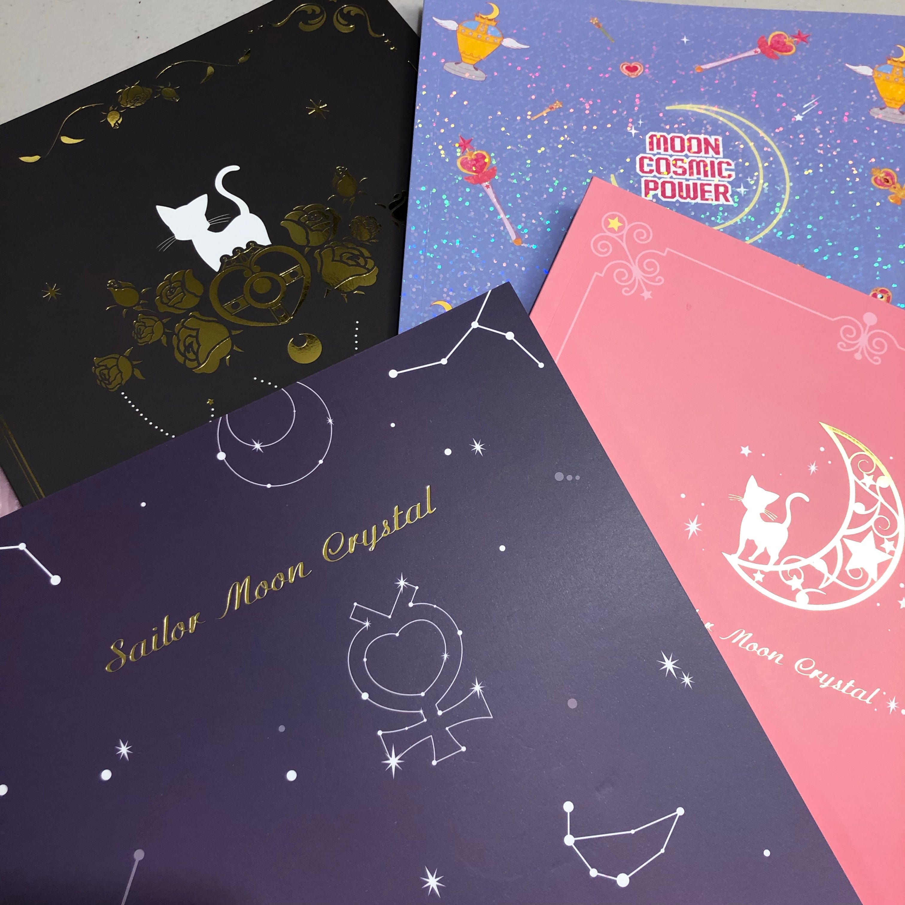 BeeCrazee SAILOR MOON CRYSTAL B5 Lined NOTEBOOKS Kawaii Gifts