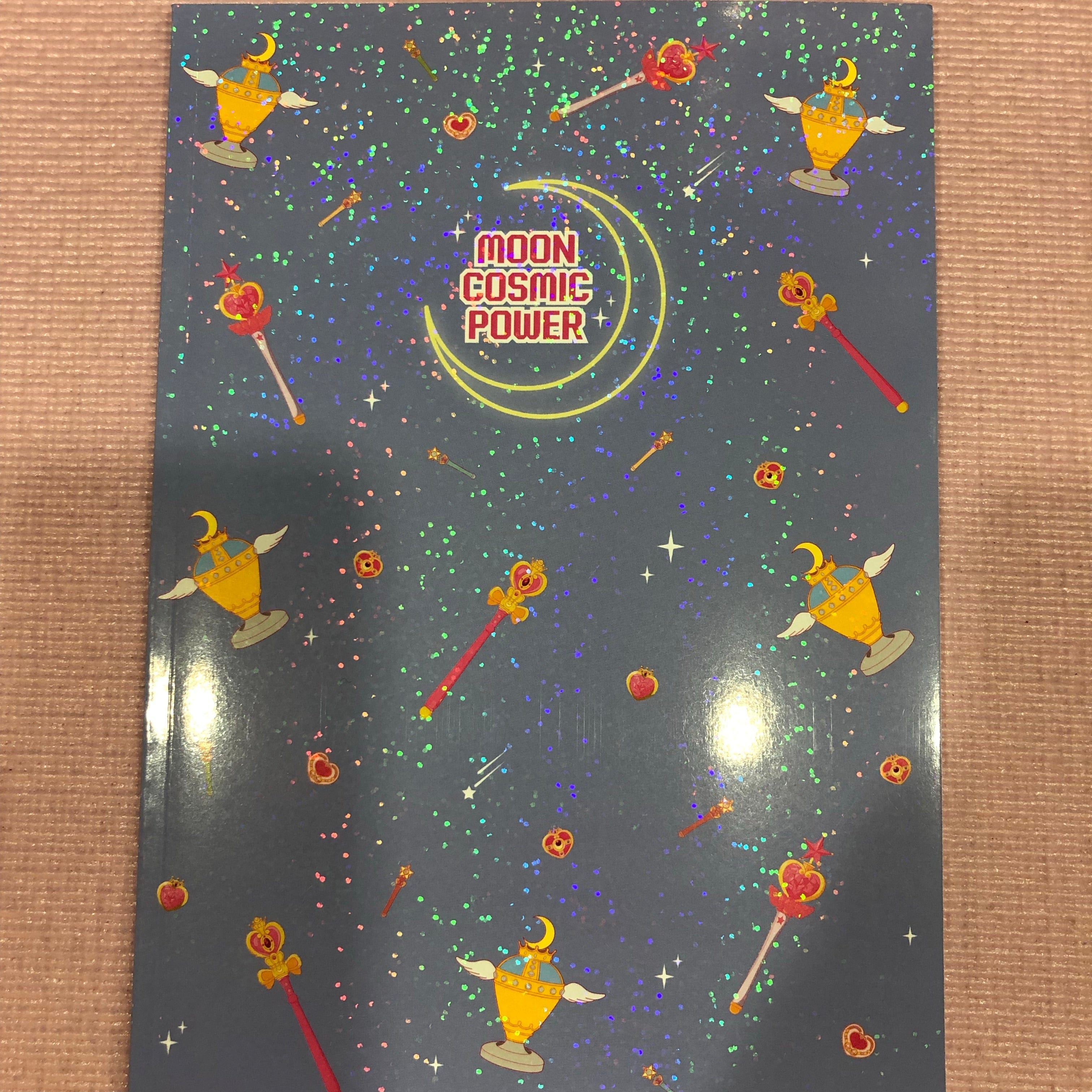 BeeCrazee SAILOR MOON CRYSTAL B5 Lined NOTEBOOKS Moon Cosmic Power Kawaii Gifts 47972533