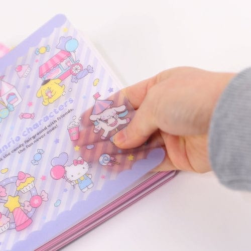 BeeCrazee Sanrio Friends Fun Day at the Fair Indexed Notebooks Purple Kawaii Gifts