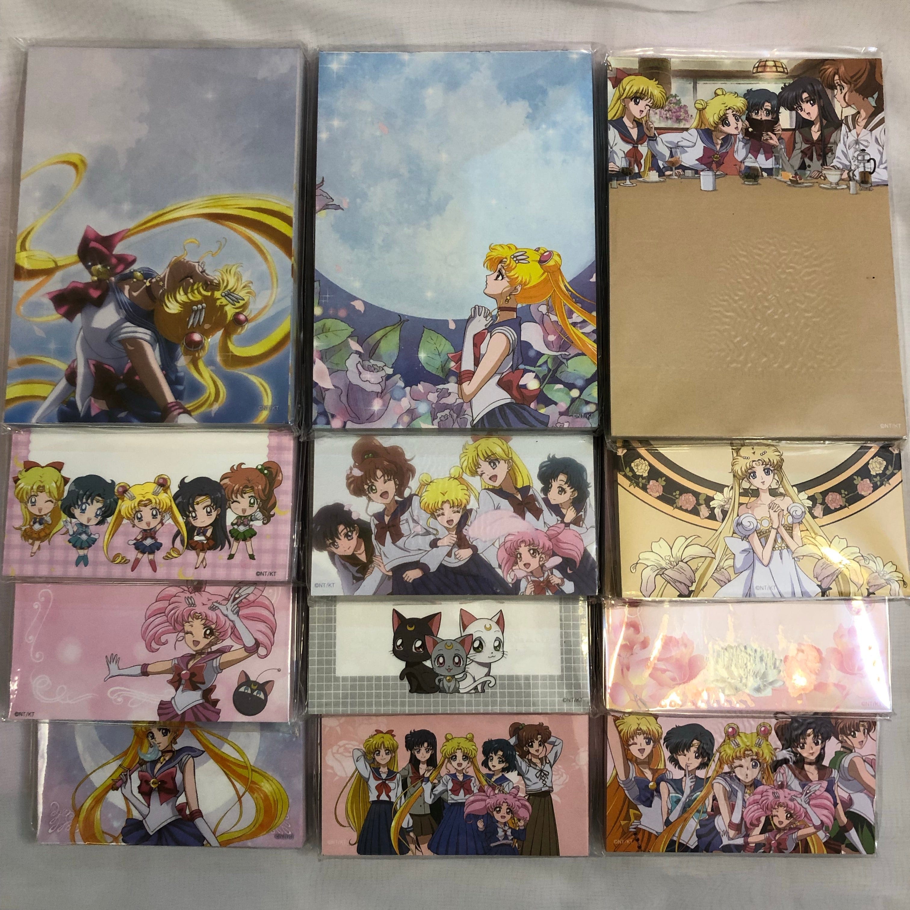 BeeCrazee SAILOR MOON Crystal MEMO PAD Kawaii Gifts