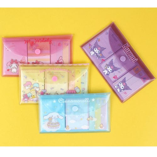 BeeCrazee Sanrio Friends Pocket Memo in a Small Pouch Kawaii Gifts
