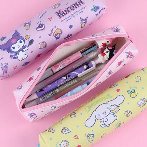 BeeCrazee Sanrio Friends Sweet Treats Slim Pouch: Kuromi, My Melody, Cinnamoroll Kawaii Gifts