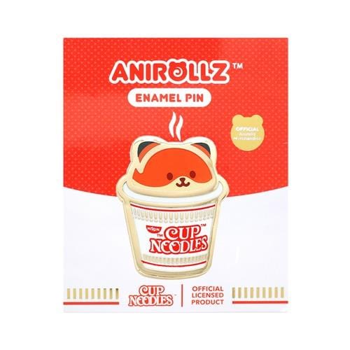 BeeCrazee Anirollz - Cup Noodles Foxiroll Enamel Pin Kawaii Gifts 810043600170