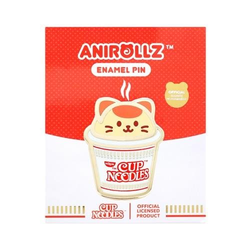 BeeCrazee Anirollz - Cup Noodles Kittiroll Enamel Pin Kawaii Gifts 810043600149