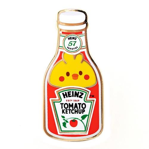 BeeCrazee Anirollz Heinz Bunniroll, Chickiroll & Pandaroll Enamel Pin Kawaii Gifts