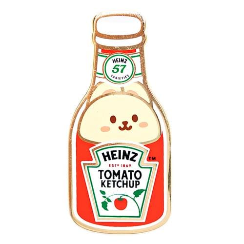 BeeCrazee Anirollz Heinz Bunniroll Enamel Pin Kawaii Gifts 810043600385