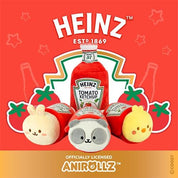 BeeCrazee Heinz Anirollz Small Plush in Heinz Ketchup Bottle Wrap Kawaii Gifts