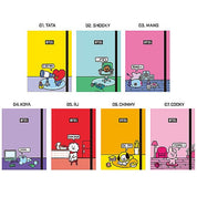BeeCrazee BT21 Daily Planners: Shooky Mang Koya RJ Tata Kawaii Gifts