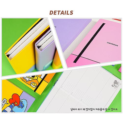BeeCrazee BT21 Daily Planners: Shooky Mang Koya RJ Tata Kawaii Gifts