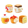 BeeCrazee Freshly Baked Anirollz Removable Small Plushies: Cherry Pie, Cupcake, Waffle, S'mores & Bread Kawaii Gifts