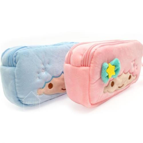 BeeCrazee Little Twin Stars Kiki & Lala Plush Pouch with Handy Strap Kawaii Gifts