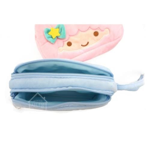 BeeCrazee Little Twin Stars Kiki & Lala Plush Pouch with Handy Strap Kawaii Gifts