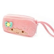 BeeCrazee Little Twin Stars Kiki & Lala Plush Pouch with Handy Strap Lala (pink) Kawaii Gifts 8809604163348