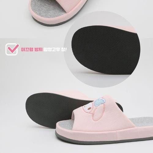 BeeCrazee Kuromi & My Melody Face Indoor Slippers Kawaii Gifts