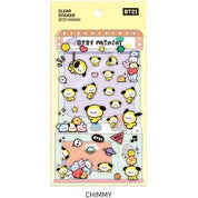 BeeCrazee BT21 CLEAR MININI STICKERS Jimmy Kawaii Gifts 8809761948376