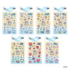 BeeCrazee BT21 Minini Summer Sky Clear Stickers Kawaii Gifts