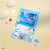 BeeCrazee BT21 Minini Summer Sky Sparkly Stickers Kawaii Gifts