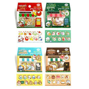 BeeCrazee Molang Gold Stickers Sacks: Supermarket, Flower Shop, School, Cafe Kawaii Gifts