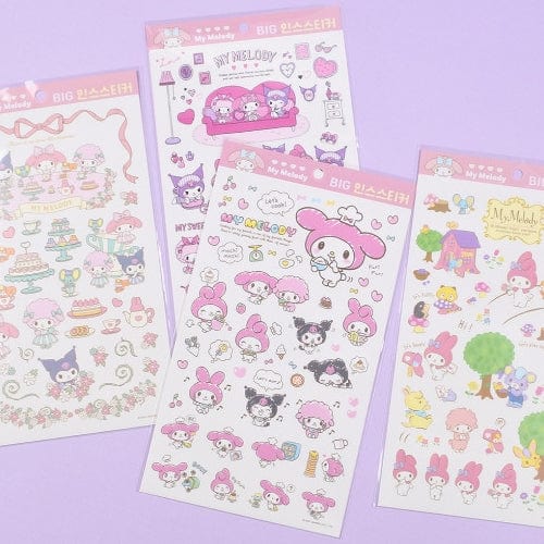BeeCrazee My Melody & Kuromi Big Stickers Kawaii Gifts