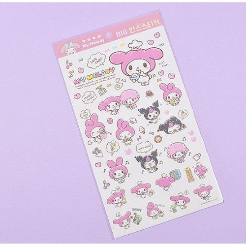 BeeCrazee My Melody & Kuromi Big Stickers Kawaii Gifts
