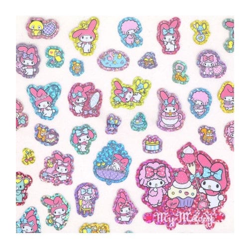 BeeCrazee My Melody & My Sweet Piano Hologram Stickers Kawaii Gifts 4901610000250
