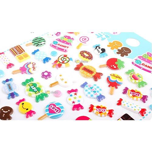 8 cute candy sticker pack color- only $12 - MasterBundles