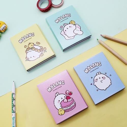 BeeCrazee Molang Sticky Memo Pad Kawaii Gifts