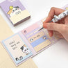 BeeCrazee Sad Animal Friends 5-Side Surprise Sticky Notes Kawaii Gifts 8809730783502