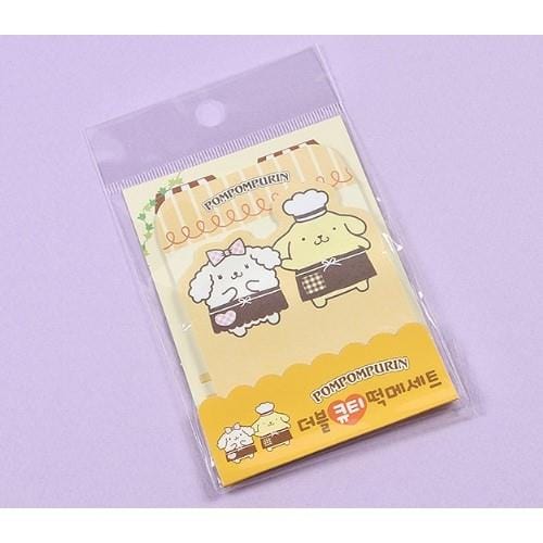 BeeCrazee Sanrio Friends Double Cutie Designs Sticky Notes Pompompurin Kawaii Gifts