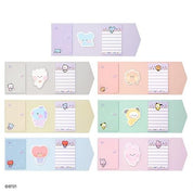 BeeCrazee BT21 Minini Folding Sticky Notes Kawaii Gifts