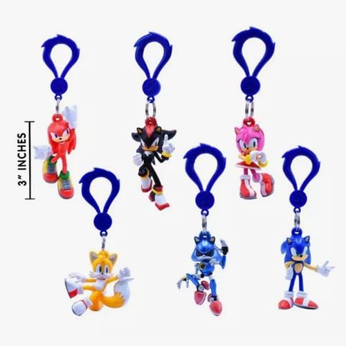 BeeCrazee Sonic The Hedgehog Hanging Figure Surprise Bag Kawaii Gifts 787790991366