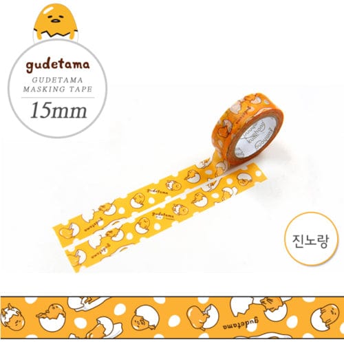 BeeCrazee Gudetama Washi Tapes Orange Kawaii Gifts 8804224161989
