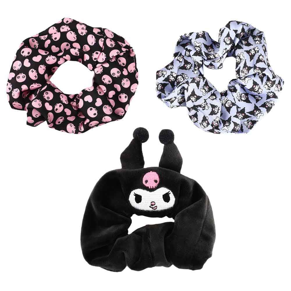 BioWorld Sanrio Hair Scrunchies 3-Pack Kawaii Gifts