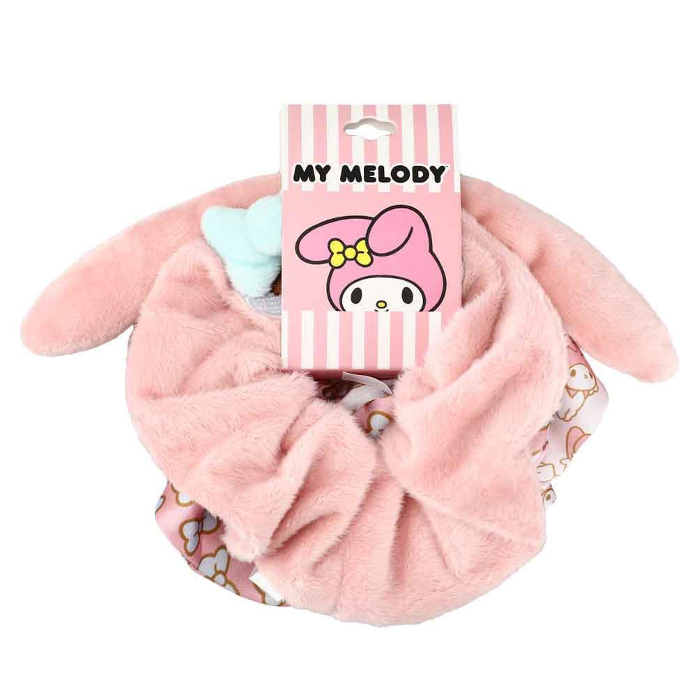 BioWorld Sanrio Hair Scrunchies 3-Pack My Melody Kawaii Gifts 196179233643