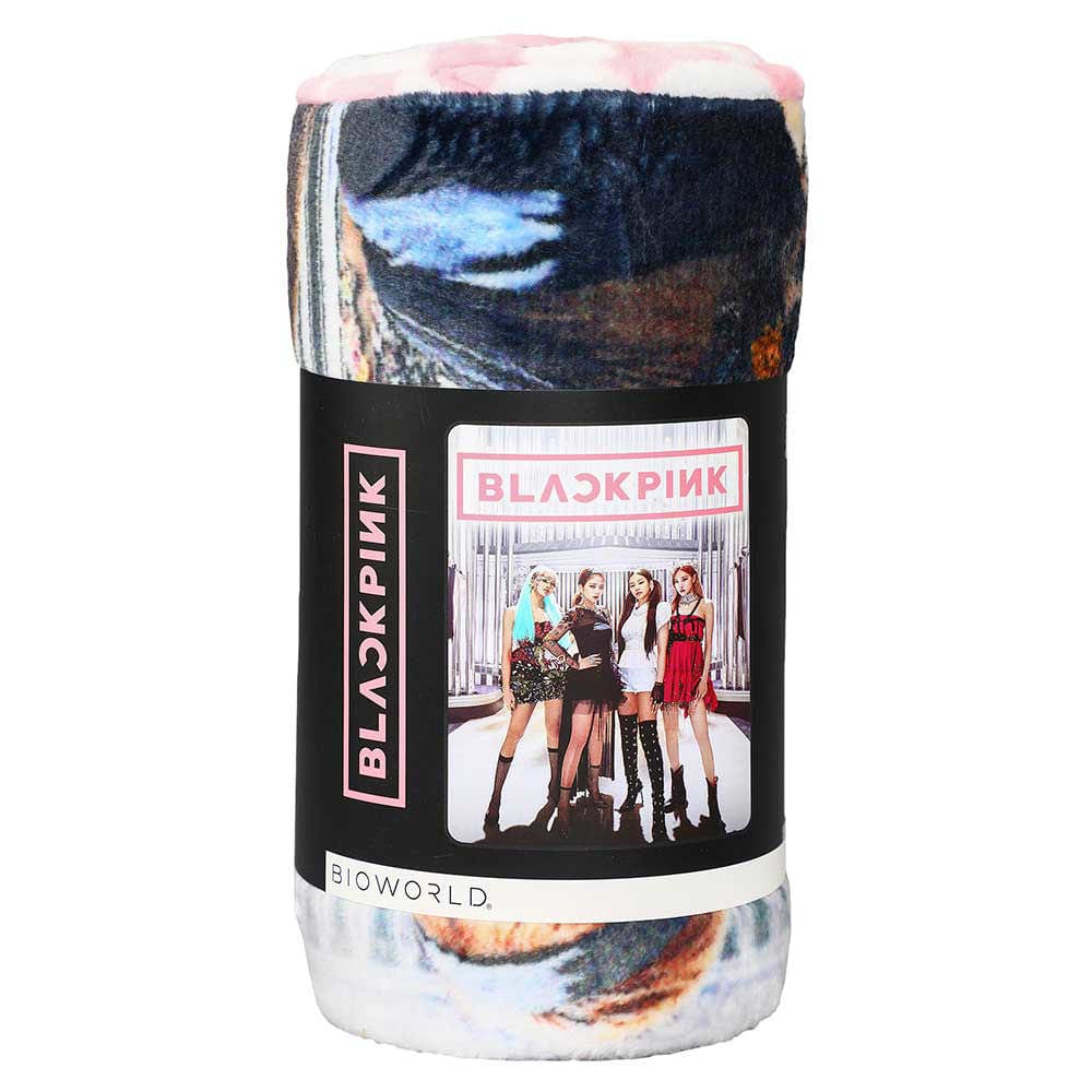 BioWorld Blackpink Fleece Throw Blanket Kawaii Gifts 196179440041