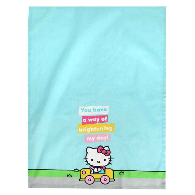BioWorld Hello Kitty and Friends Kitchen Towels Hello Kitty Brightening My Day Kawaii Gifts 196179099843