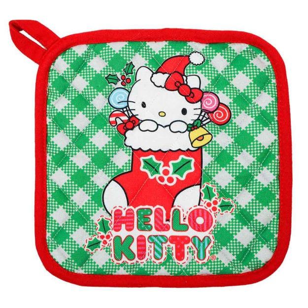 BioWorld Hello Kitty In the Stocking Holiday Hot Pad Kawaii Gifts