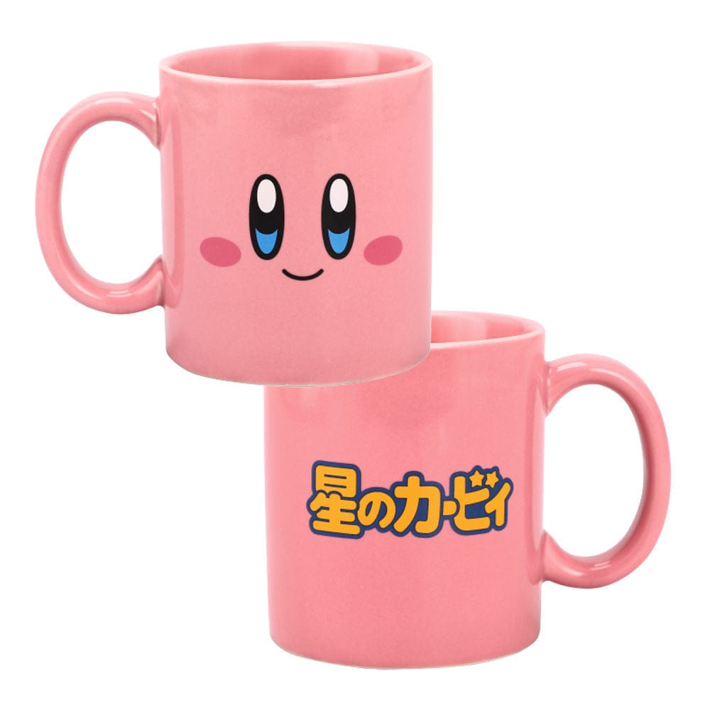 BioWorld Kirby Big Face 16 oz Ceramic Mug Kawaii Gifts 196179232899