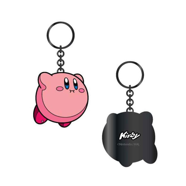 BioWorld Kirby the Pink Puff Enamel Charm Keychain Kawaii Gifts 013244438812