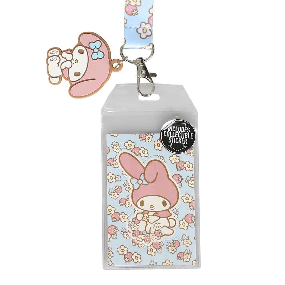 BioWorld My Melody & Kuromi Sublimated Lanyards with Charms My Melody Kawaii Gifts