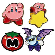 BioWorld Kirby Enamel Pins 4-Piece Set Kawaii Gifts 196179023831