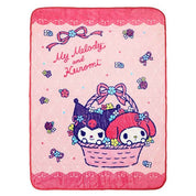 BioWorld Kuromi & My Melody Fleece Throw Blanket Kawaii Gifts 196179609837