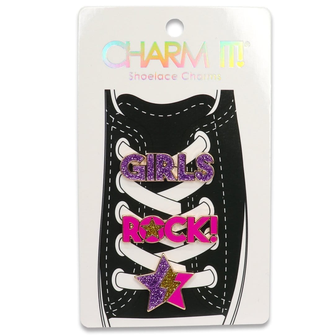 Charm It Girls Rock Shoelace Charms Trio Kawaii Gifts 794187085478