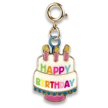 Charm It Gold Birthday Cake Charm Kawaii Gifts 794187084921