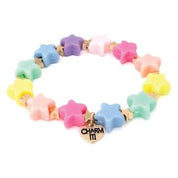 Charm It Gold Pastel Star Stretch Bead Bracelet Kawaii Gifts 794187088707