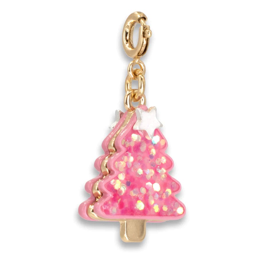 Charm It Gold Pink Christmas Tree Charm Kawaii Gifts 794187088264