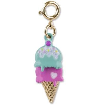 Charm It Gold Swivel Ice Cream Cone Charm Kawaii Gifts 794187080411